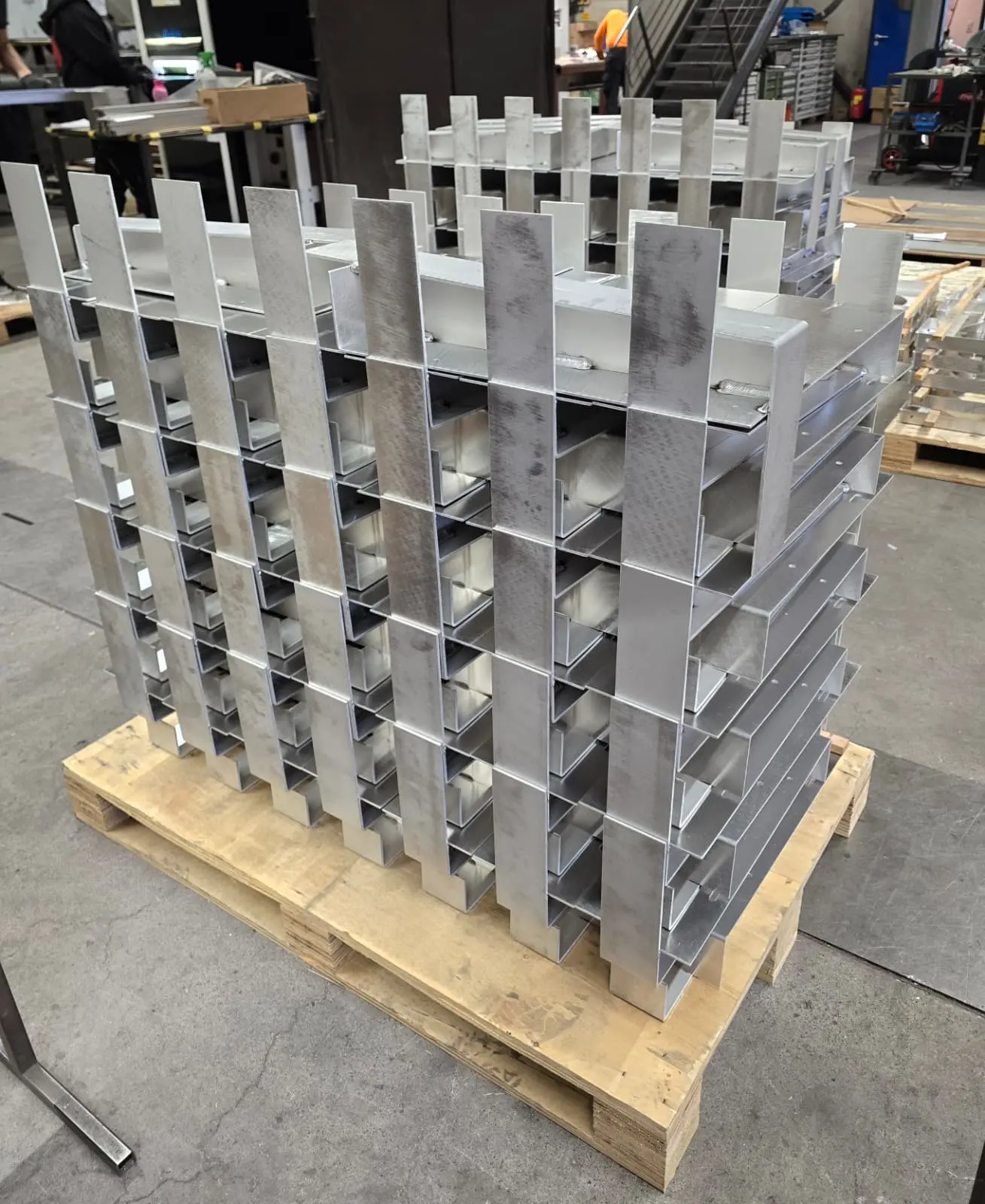 Bauteil aus der COBOT WeldSpace 4.0 Fertigung bei VMZ, fertig zur Abholung